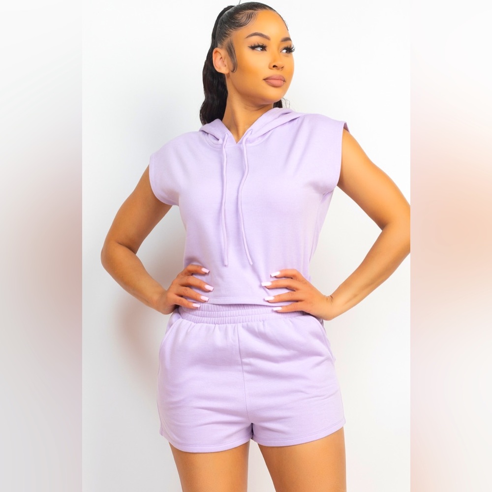 Hoodie Springtime 2pc Short Set